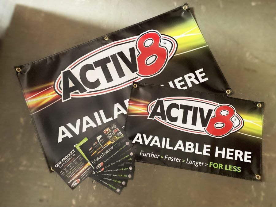 Activ8 Banners and Flyers