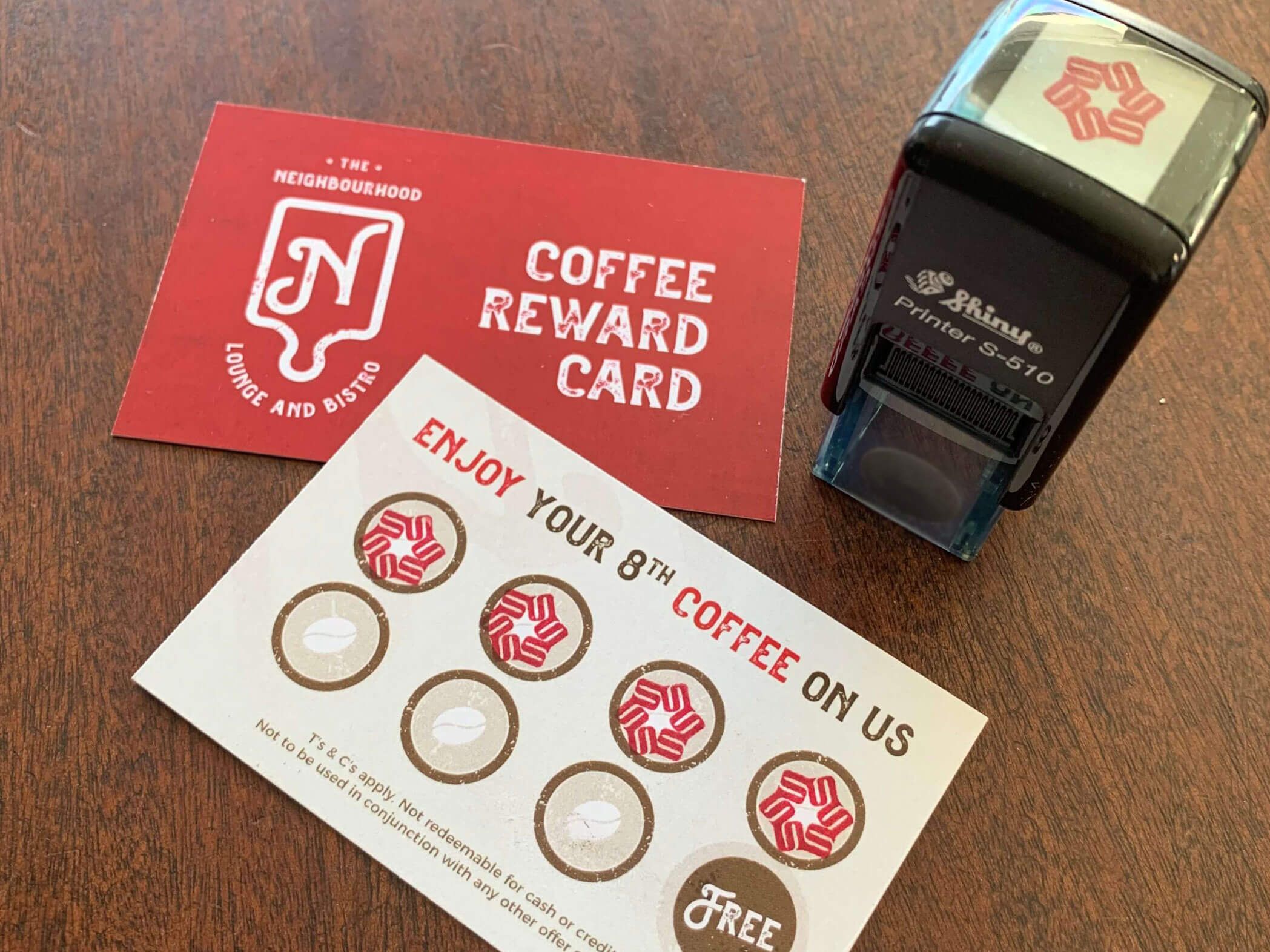 Loyalty Coffee Cards and Stamp